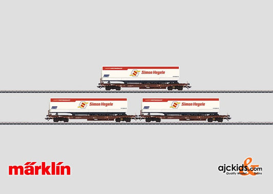 Marklin 47082 - Deep-Well Flat Car Set