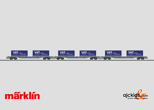 Marklin 47084 - Container Car Set VAT logistics