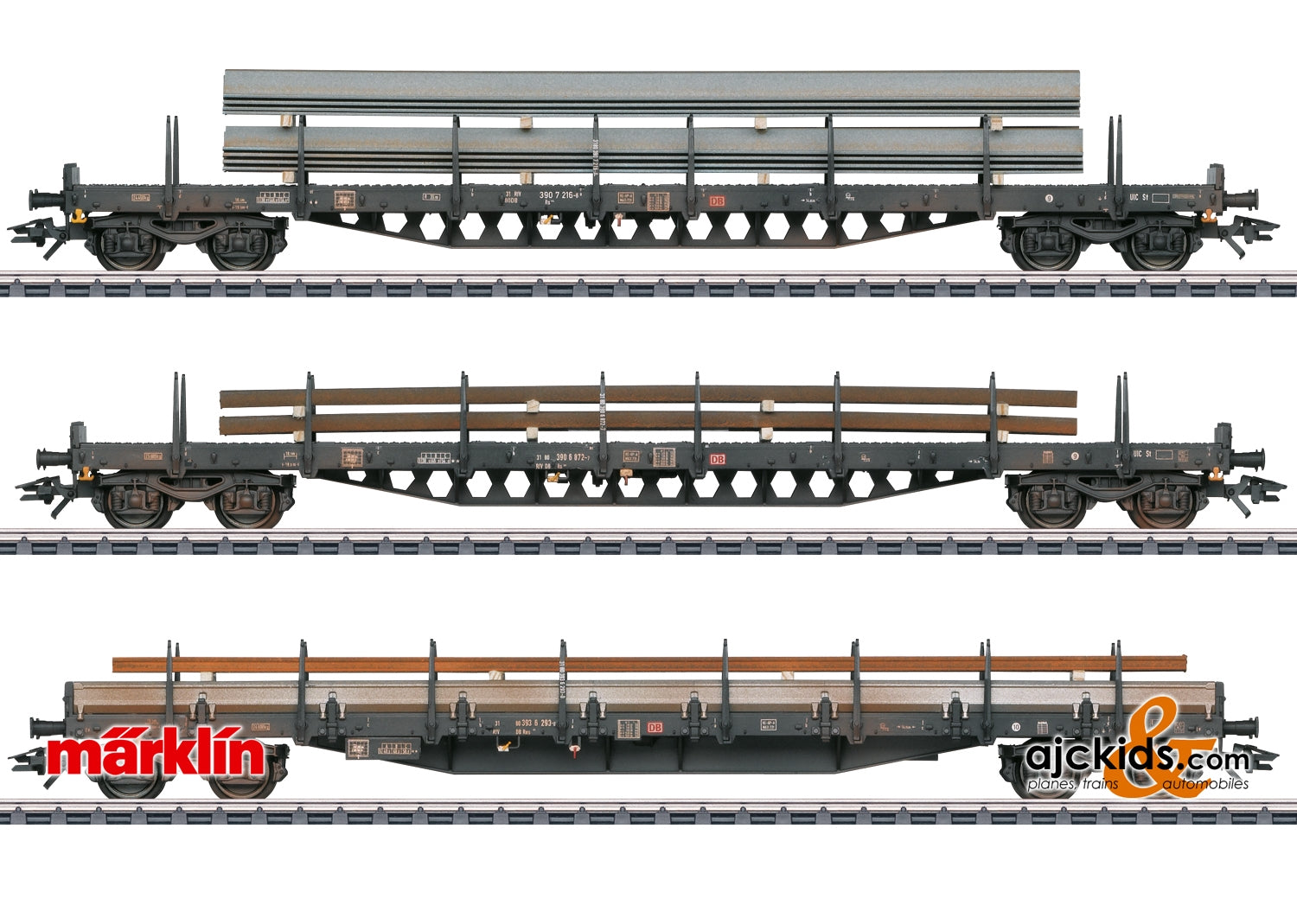 Marklin 47145 Stake Car Set (weathered) – Ajckids