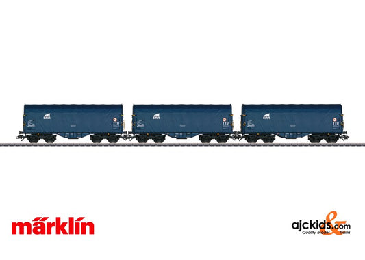 Marklin 47214 - Sliding Tarp Car Set