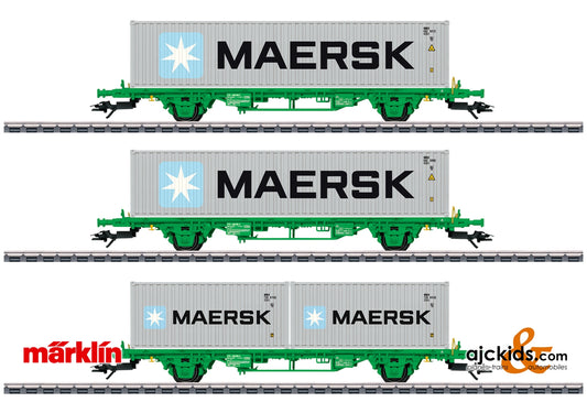 Marklin 47726 - Type Lgns Container Flat Car Set