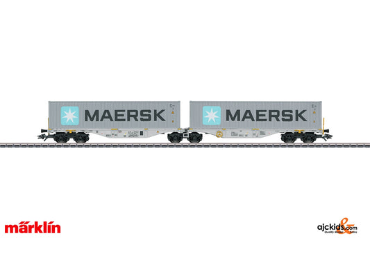 Marklin 47803 - Maersk Double Container Transport Car