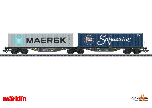 Marklin 47806 - Type Sggrss Double Container Transport Car