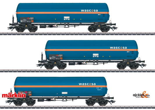 Marklin 48488 - Set with 3 Wascosa Pressurized Gas Tank Cars