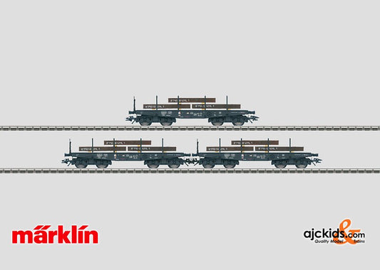 Marklin 48719 - Heavy-Duty Flat Car Set