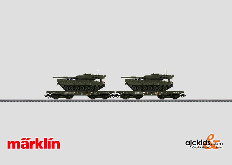 Marklin 48739 -  RailTransport for 2 Leopard 2 Tanks