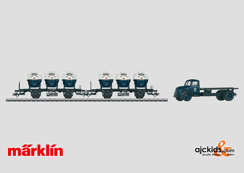 Marklin 48947 - Container Transport Car Set Birkel