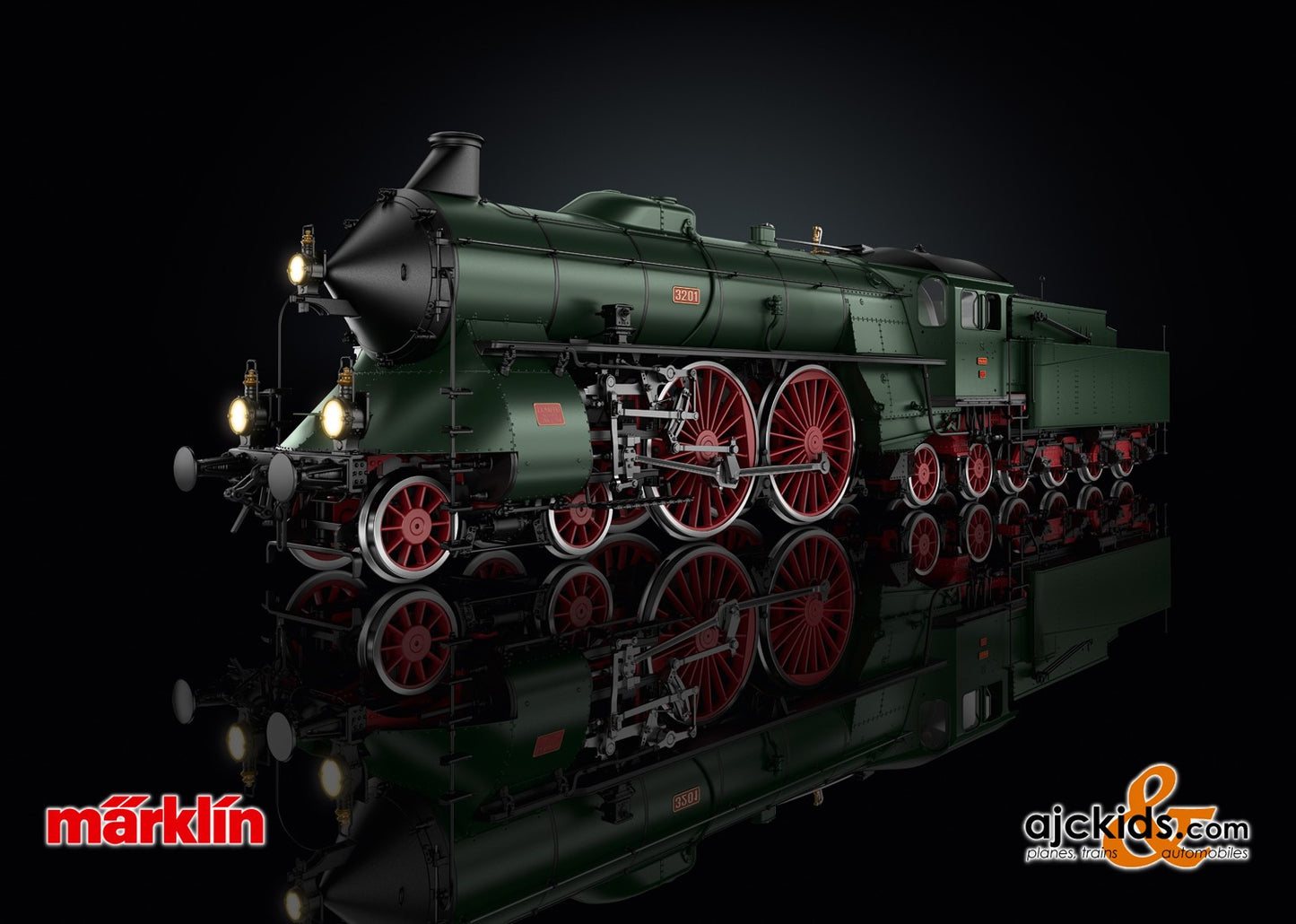 Marklin 55160 - Class S 2/6 "Museum" Steam Locomotive, EAN 4001883551609 at Ajckids.com