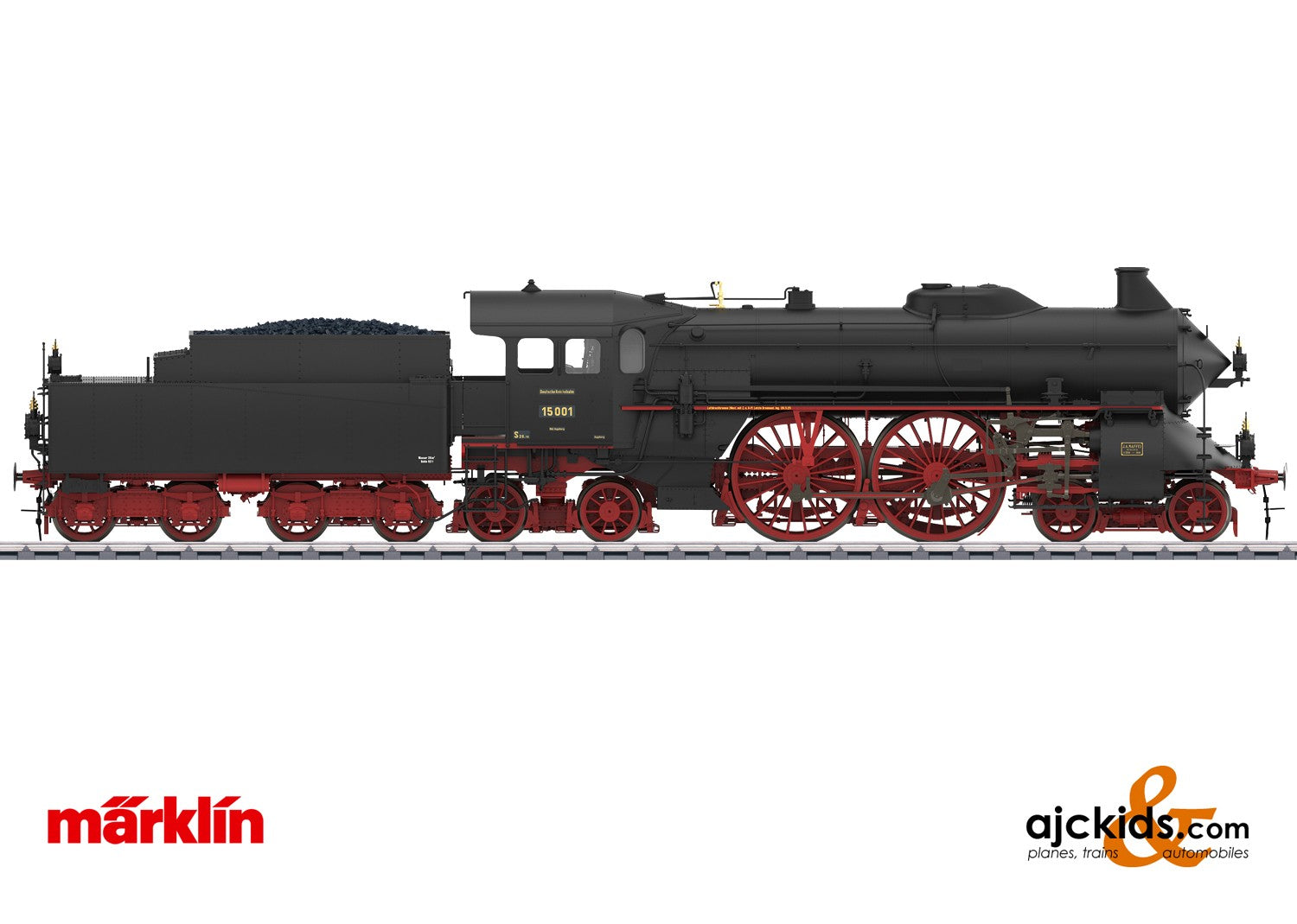Marklin 55166 - Class 15 Steam Locomotive, EAN 4001883551661 at Ajckids.com