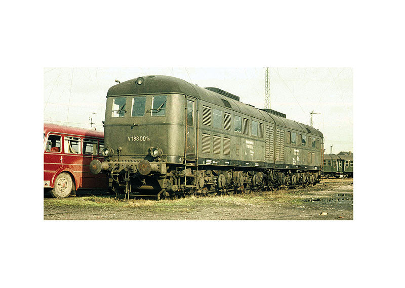 Marklin 55286 - DB V 188 001 a/b Double Diesel Locomotive (bottle green)
