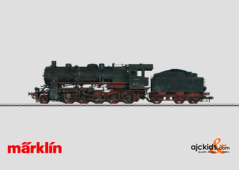 Marklin 55585 - Steam Locomotive with a Tender - weathered