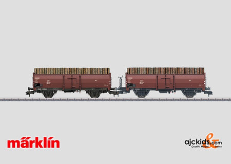 Marklin 58228 - Loading Wood Freight Car Set