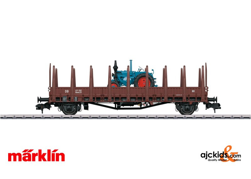 Marklin 58481 - Freight Car type Rmms 33 Ulm stake car