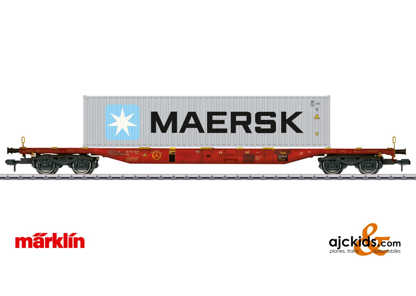 Marklin 58642 - Type Sgnss Container Transport Car Maersk