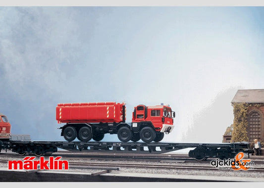 Marklin 58706 - type Sgjs 716 Catastrophic Emergency Transport VI Flat Car