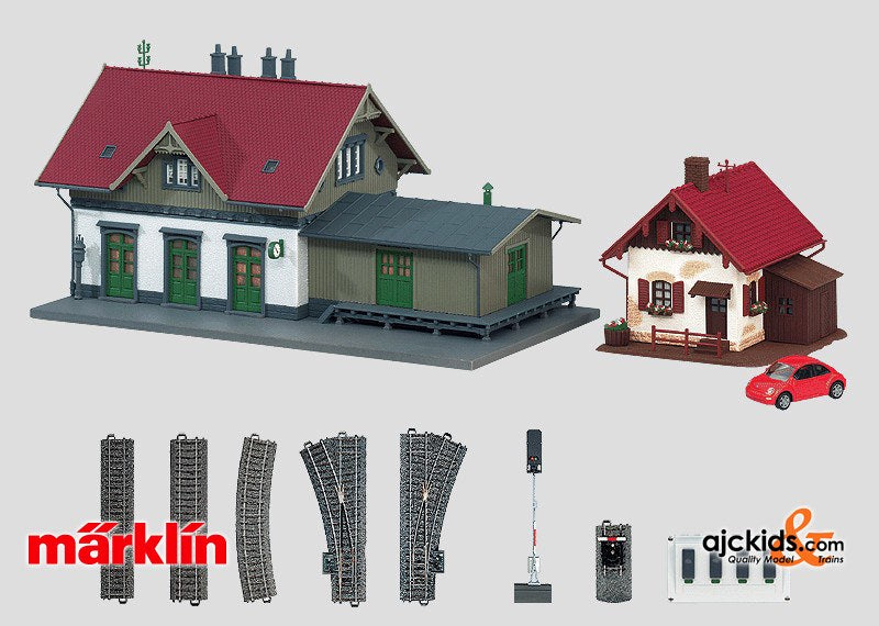 Marklin 78030 - Theme accessories set Railroad Station