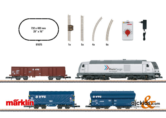 Marklin 81875 - Modern Freight Service Starter Setwith a Class 285 Diesel Locomotive
