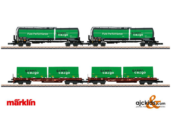 Marklin 82533 - Green Cargo Freight Car Set