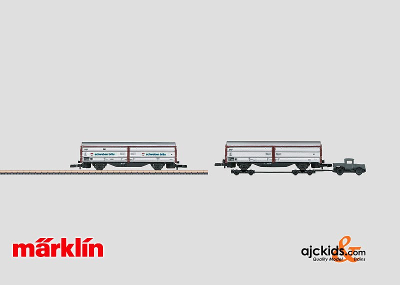 Marklin 82558 - Sliding Wall Boxcar Set