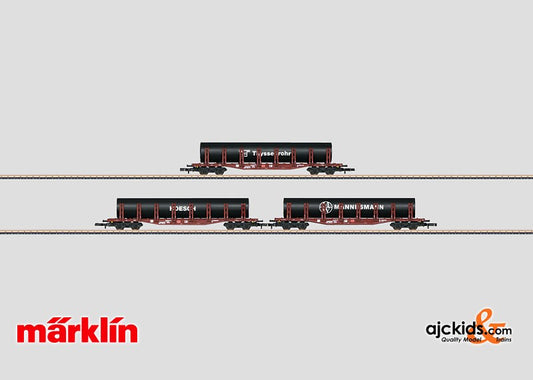 Marklin 82599 - Pipe Transport Set with 3 Stake Cars