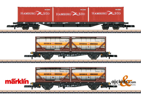 Marklin 82663 - Container Transport Car Set