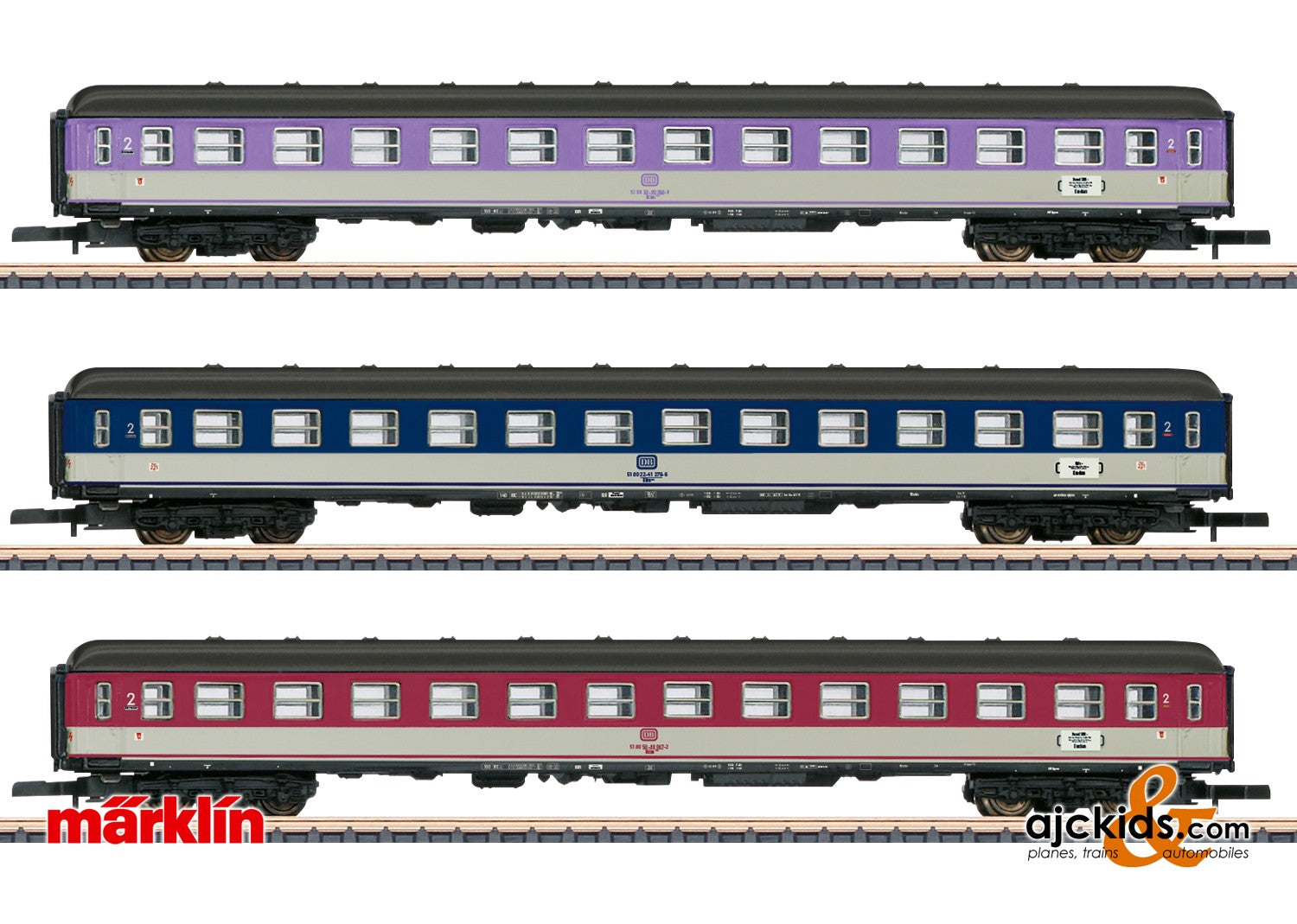 Marklin 87402 - Pop Cars Express Train Passenger Car Set, EAN 4001883874029 at Ajckids.com