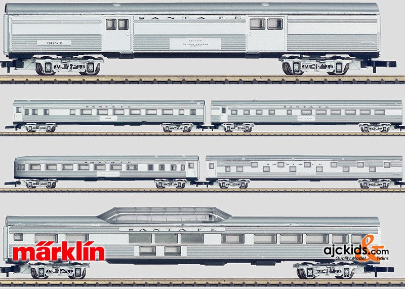 Marklin 87848 - Santa Fe Streamliner Car Set