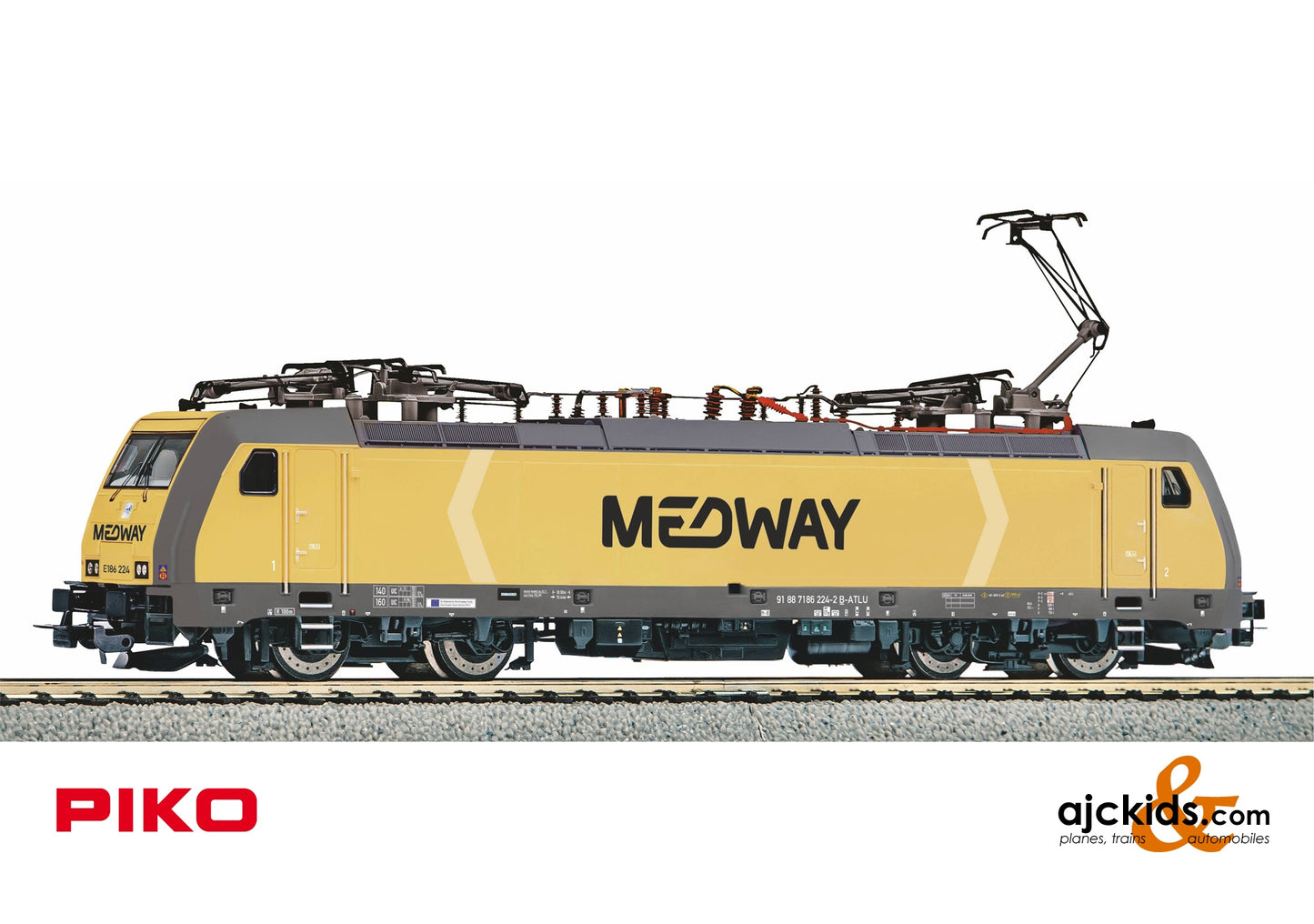 Piko 21631 - BR186 Electric Locomotive Medway VI, Sound