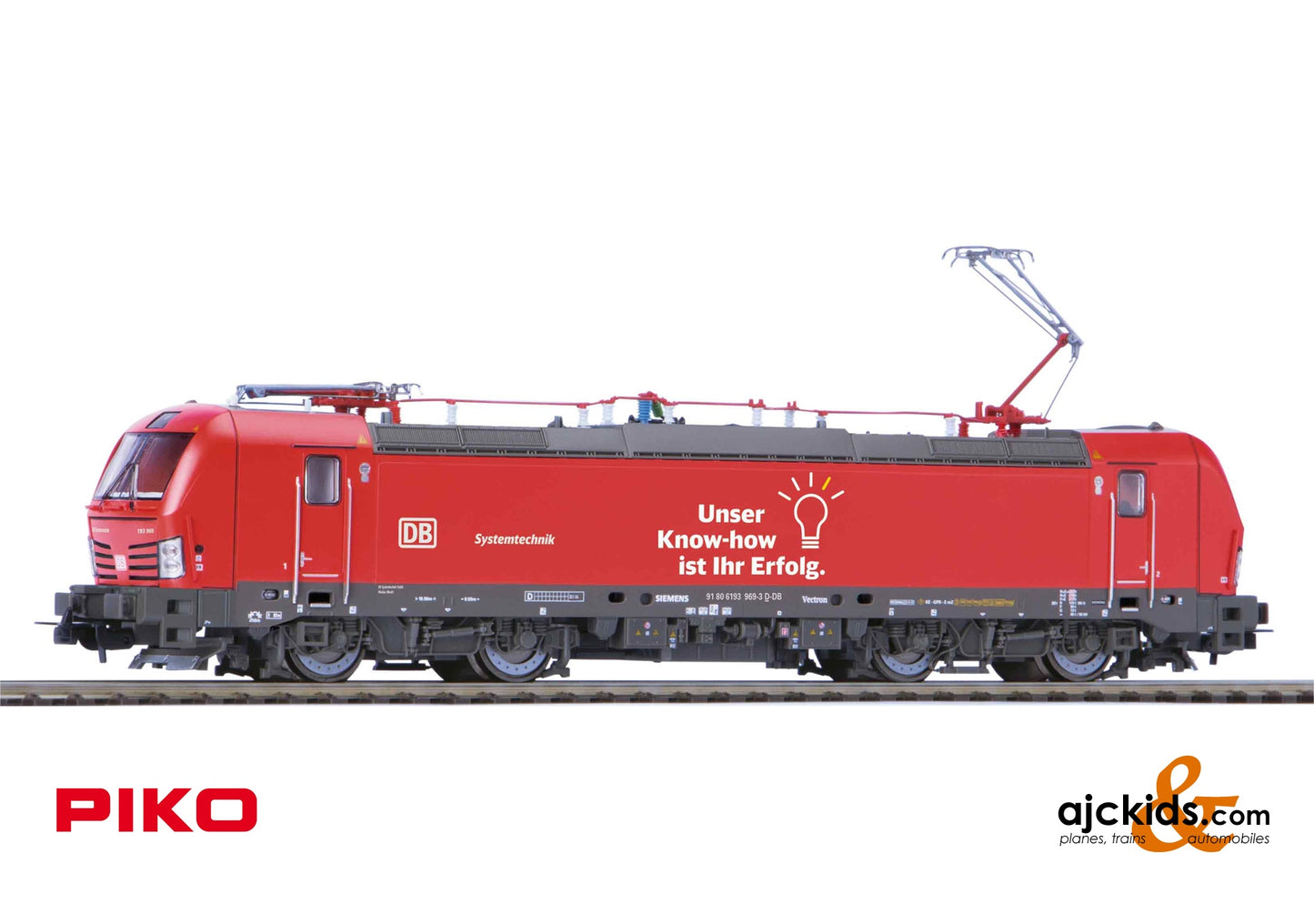 Piko 21638 - Electric Locomotive (Sound) Vectron BR 193 DB Systemtechnik VI (Märklin AC 3-Rail), PIKO Sound-Decoder, EAN: 4015615216384