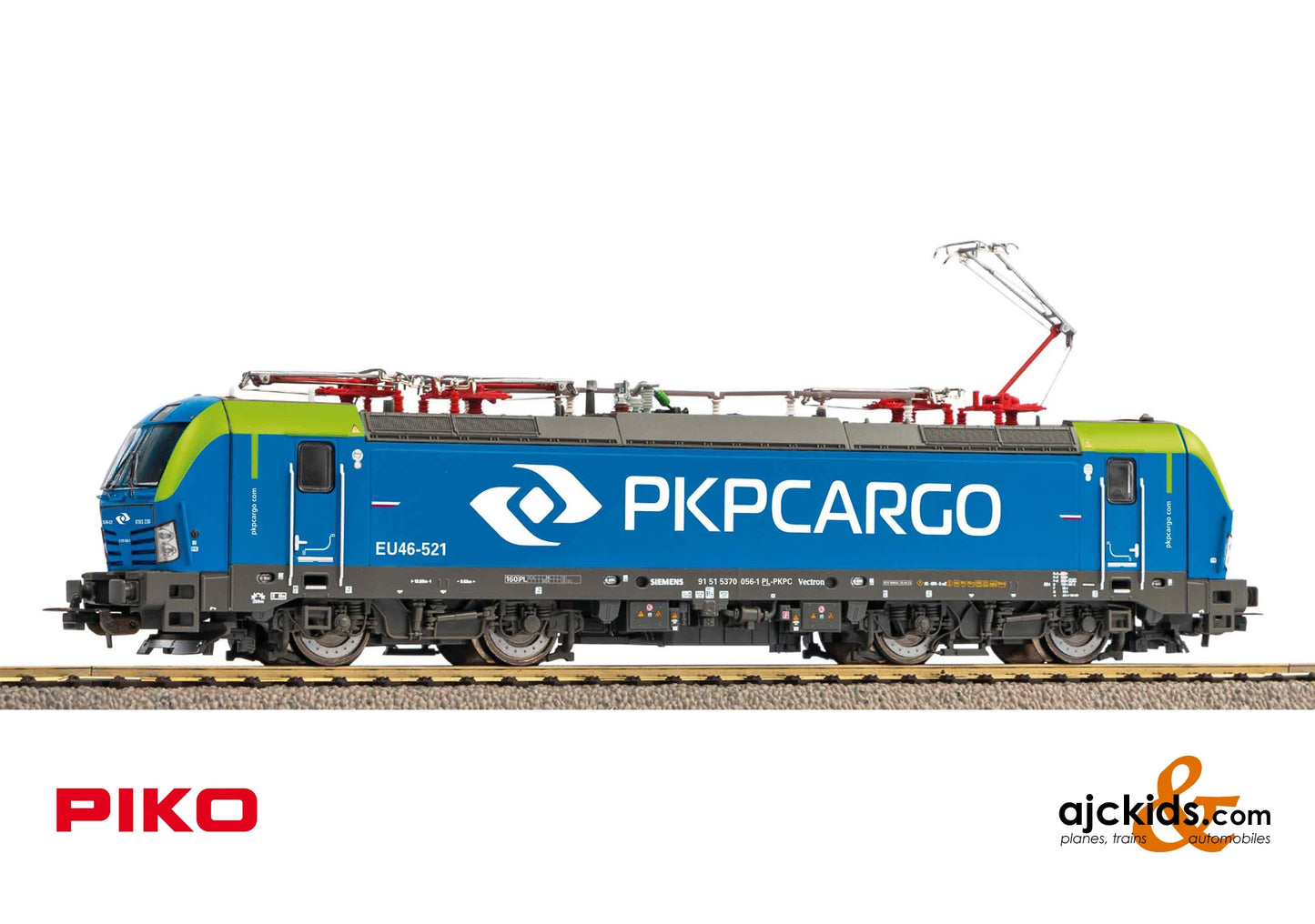 Piko 21650 - Electric Locomotive Vectron EU46 PKP Cargo VI, EAN: 4015615216506