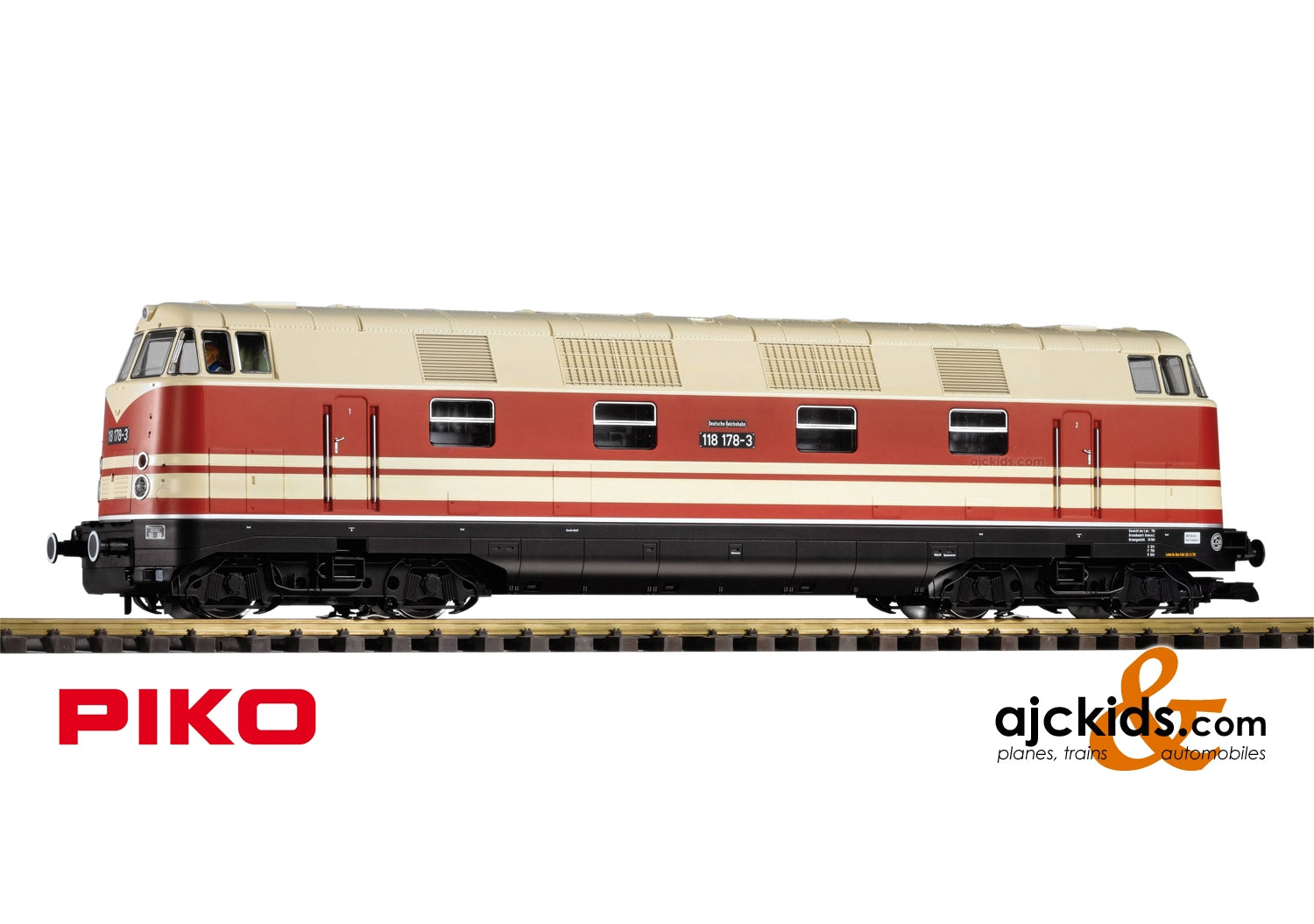 Piko 37575 - DR IV BR 118 Diesel, 4-Axle, 2-Stripe