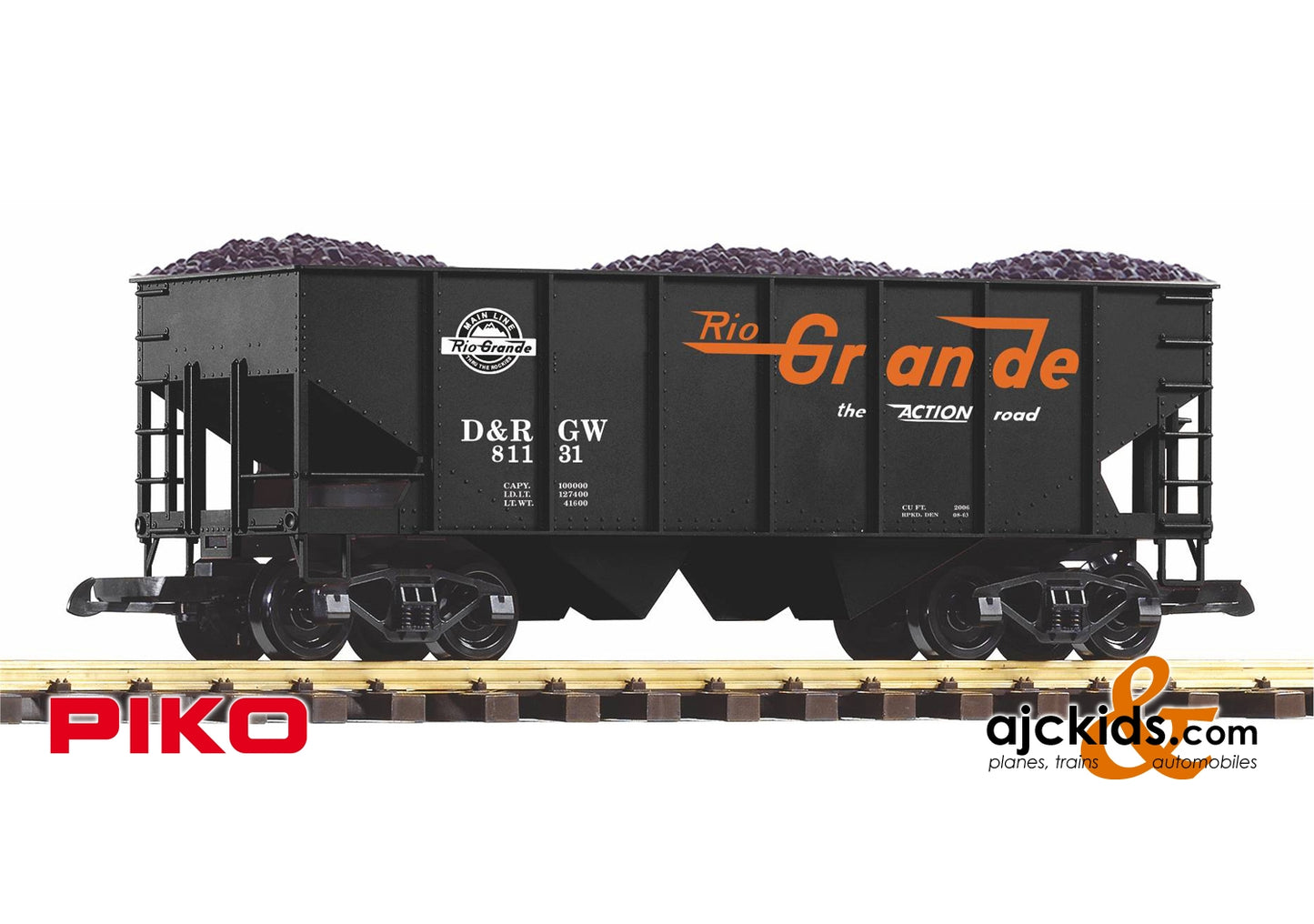 Piko 38917 - Schüttgutwagen D&RGW mit Kohleladung