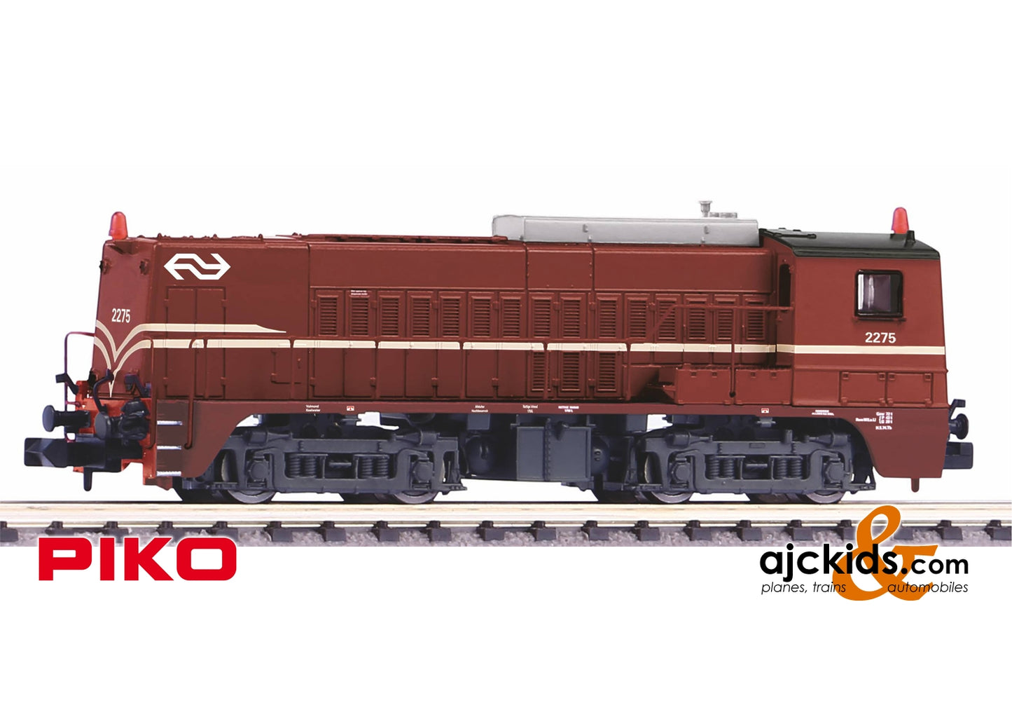Piko 40445 - N-Diesel Locomotive 2275 rotbraun NS IV + DSS Next18