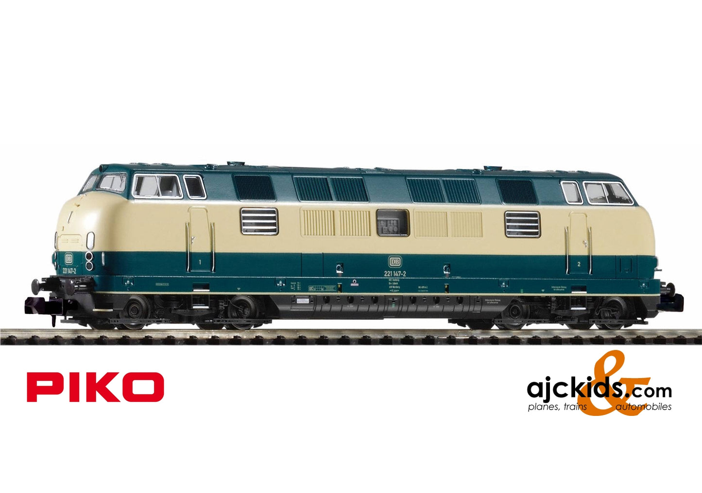 Piko 40504 - N-Diesel Locomotive BR 221 Beigeblau DB IV + DSS Next 18