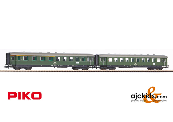 Piko 40621 - 2-Car Set Skirted Pass Cars 2nd & 1st/2nd Cl. DB IV