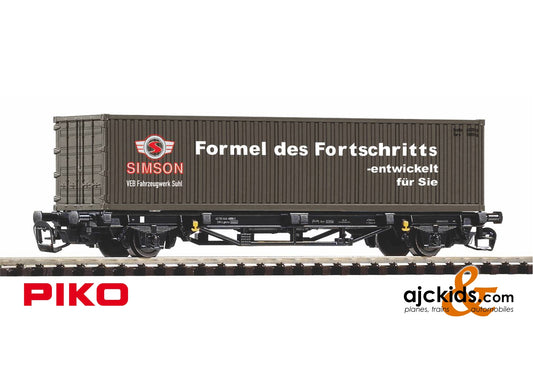 Piko 47722 - TT Flatcar w/40' Simson Container DR IV