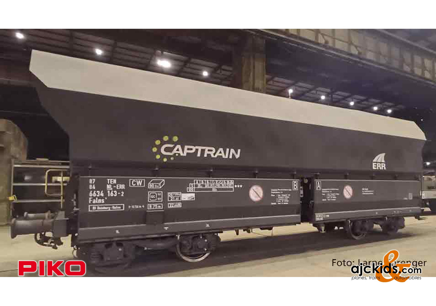 Piko 47749 - TT Schüttgutwagen Captrain VI, EAN: 4015615477495