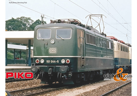 Piko 51315 - BR 151 Electric Locomotive DB IV Green (AC 3-Rail)