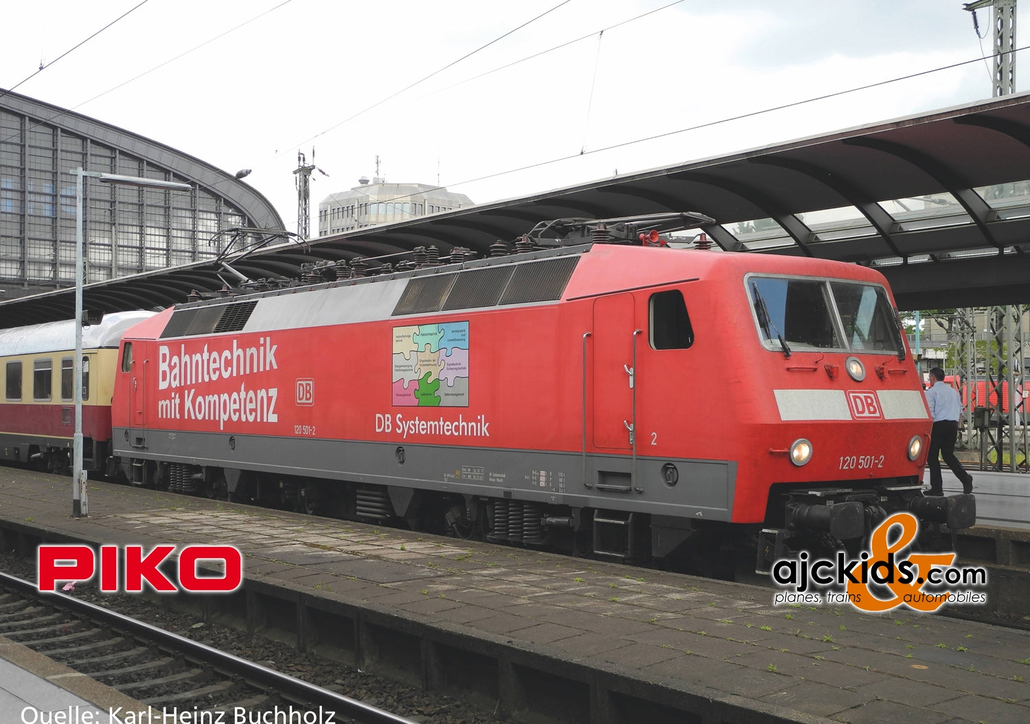 Piko 51334 - Electric Locomotive BR 120 DB Bahnkompetenz VI + DSS PluX22
