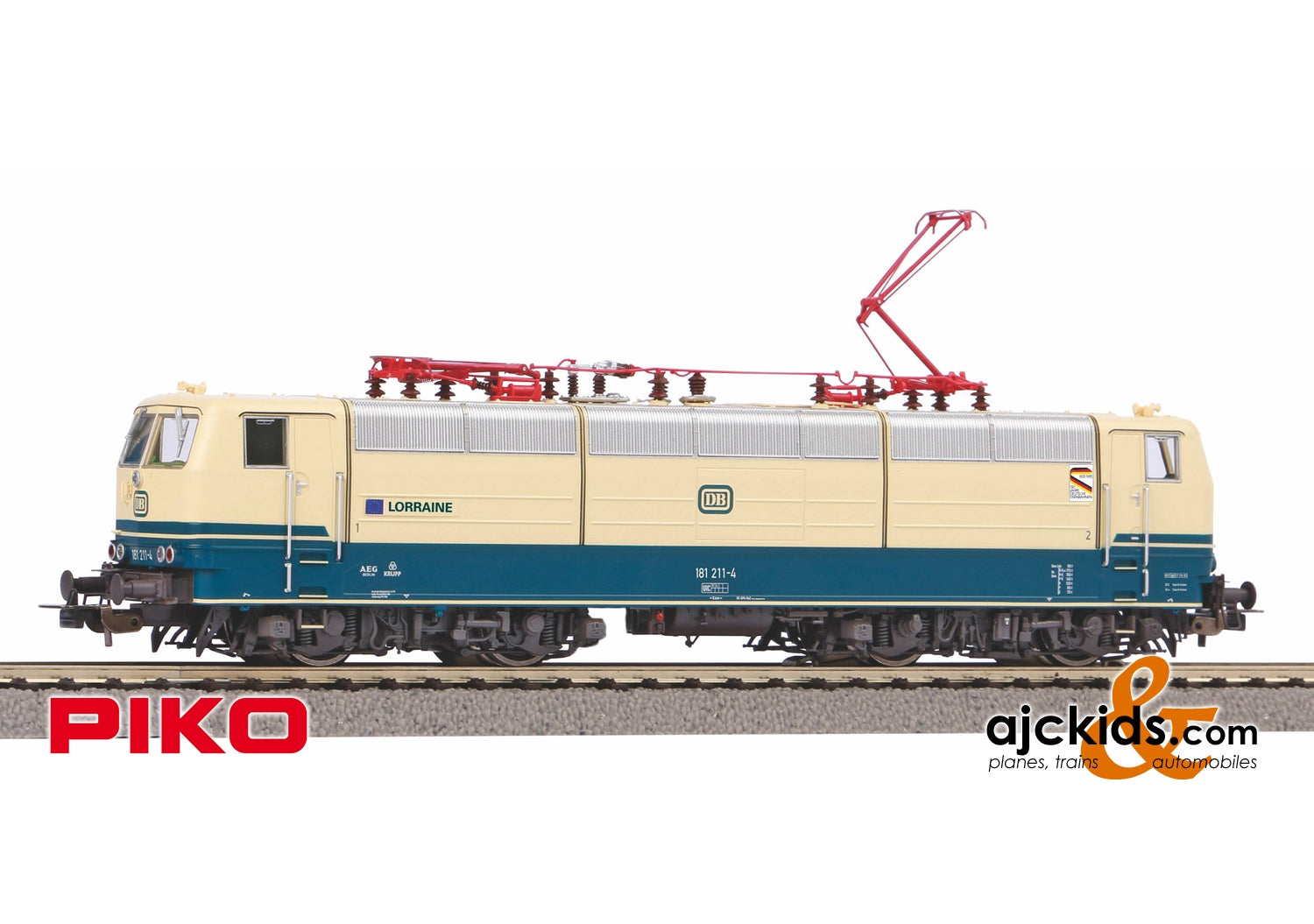 Piko 51352 - Electric Locomotive BR 181.2 DB Lorraine IV + DSS PluX22