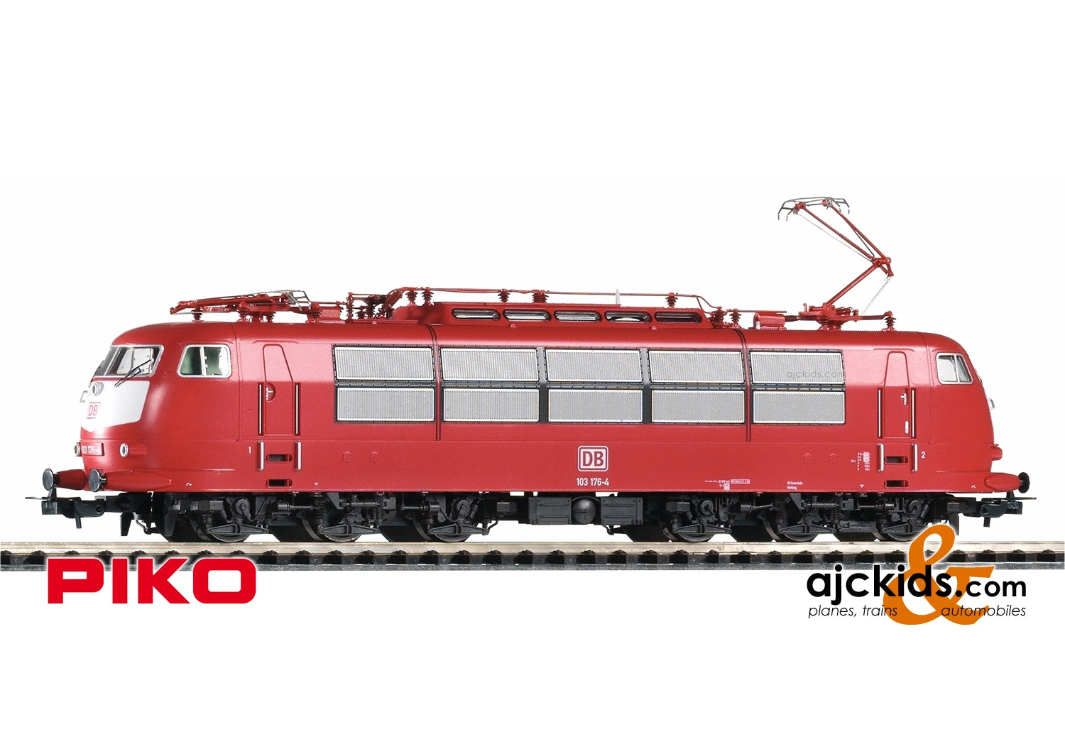 Piko 51675 - BR 103 Electric Locomotive Short Cab DB IV Red Sound (AC 3-Rail)