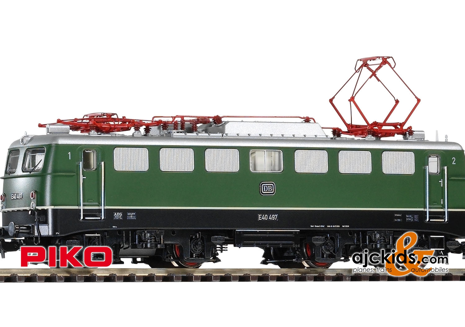 Piko 51739 - E 40 Electric Locomotive DB III Green (AC 3-Rail)