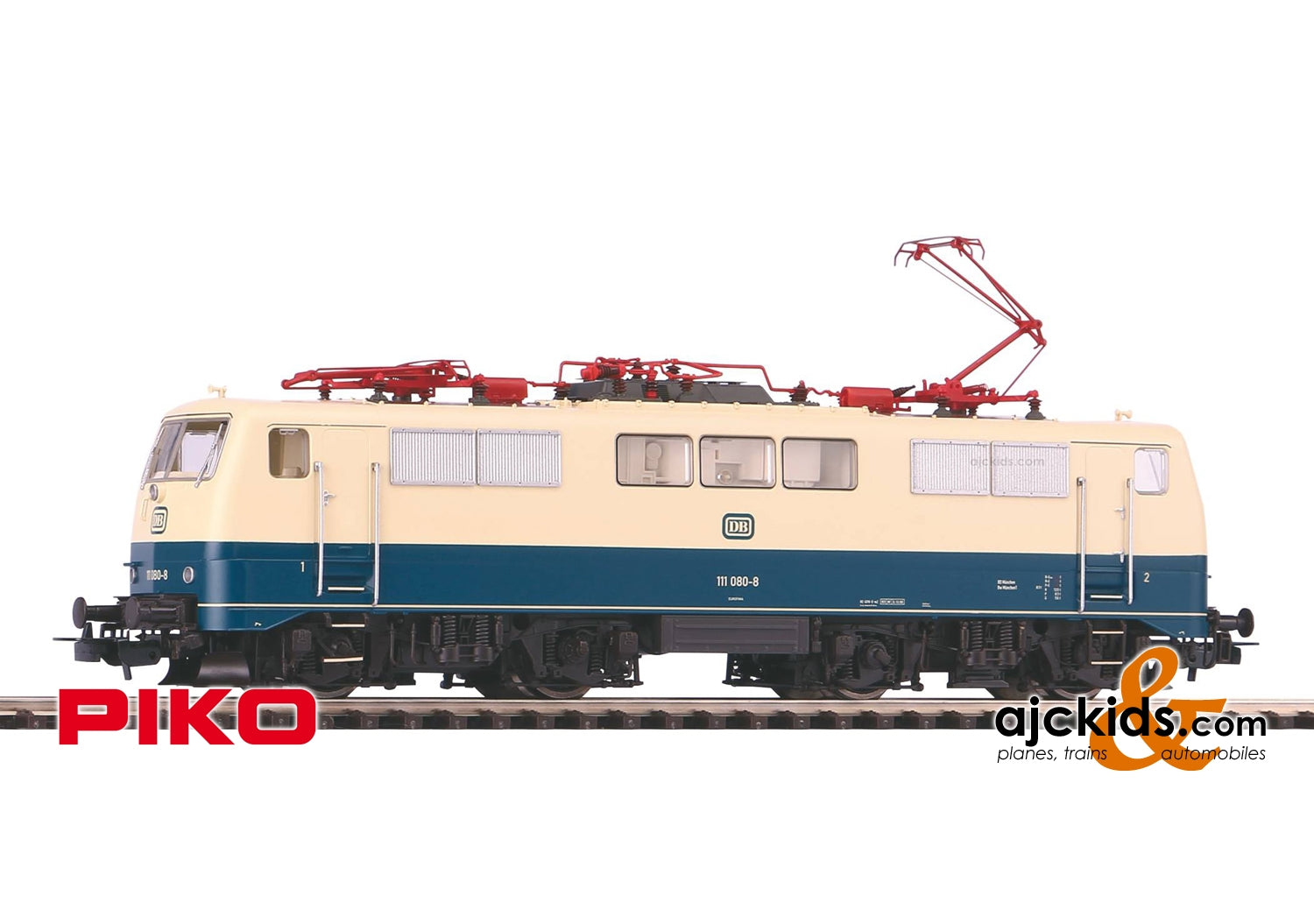 Piko 51846 - BR 111 Electric Locomotive DB IV Ocean Blue-Beige