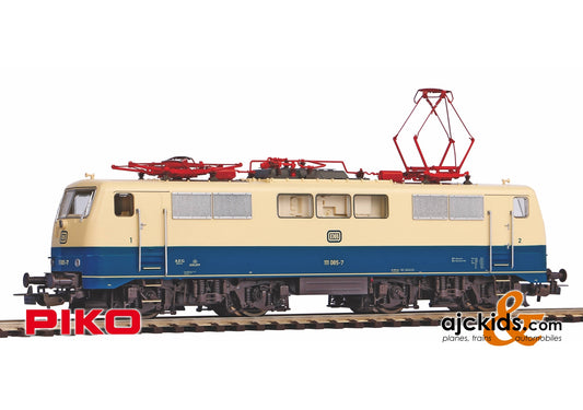 Piko 51853 - BR 111 Electric Locomotive DB IV Beige/Blue (AC 3-Rail)
