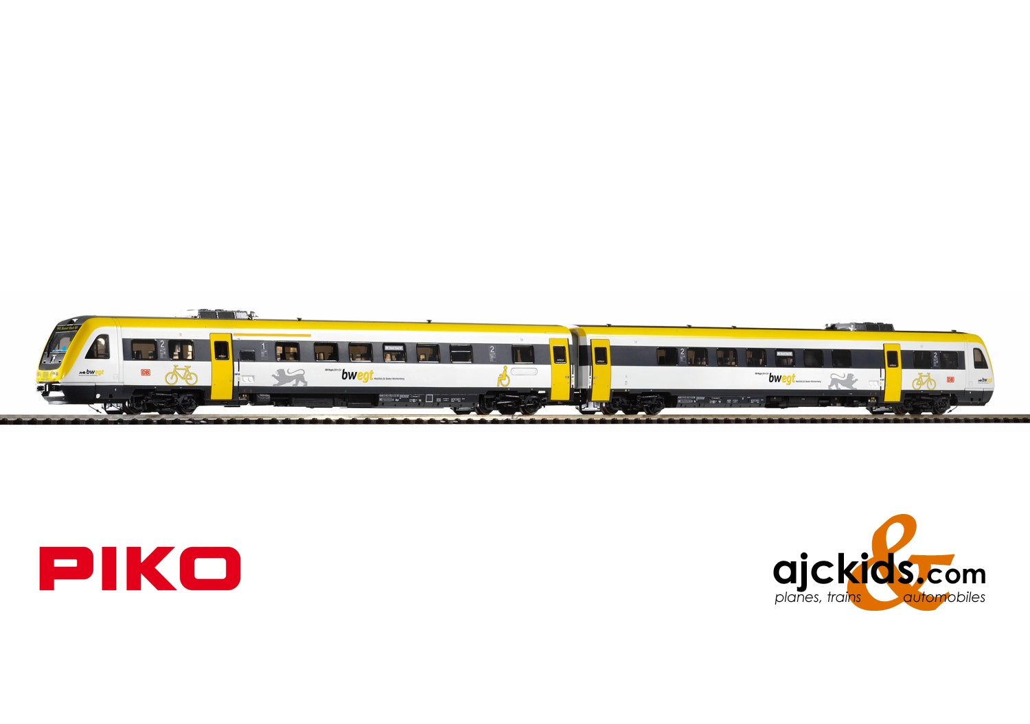 Piko 52007 at Ajckids.com, Diesel Powered Railcar BR 612 bwegt VI