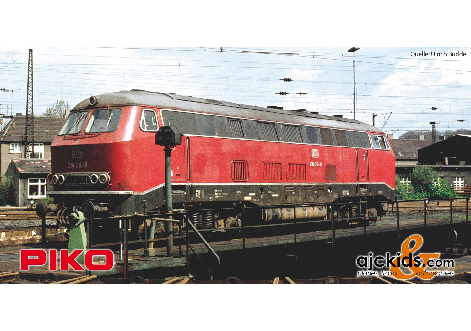 Piko 52403 at Ajckids.com, BR 216 Diesel Locomotive DB IV Sound (AC 3-Rail)