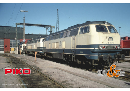 Piko 52409 - Diesel Locomotive BR 216 beigeblau DB IV + PluX22 Decoder