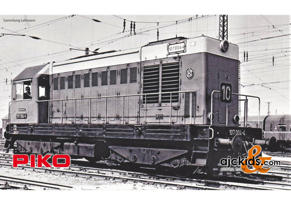Piko 52423 - BR 107 Diesel Locomotive DR IV Sound (AC 3-Rail)