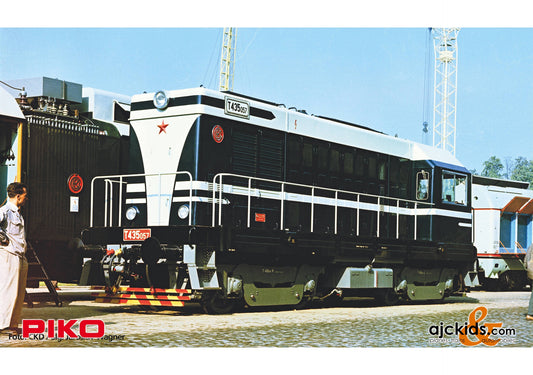 Piko 52438 - T435 Diesel Locomotive, Sound, Blue, CSD III