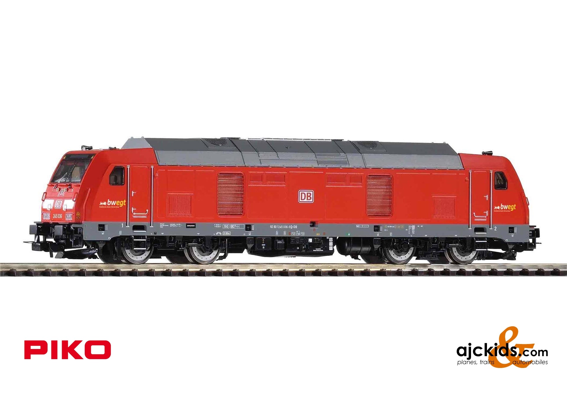 Piko 52526 - Diesel Locomotive (Sound) BR 245 bwegt DB AG VI, EAN: 4015615525264